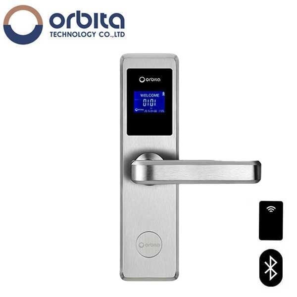Orbita :LCD Display Electronic Key Card Smart BLE Door Lock Hotel Lock - Unlock with mobile APP, Mifare car OTC-E4031ASBT - main